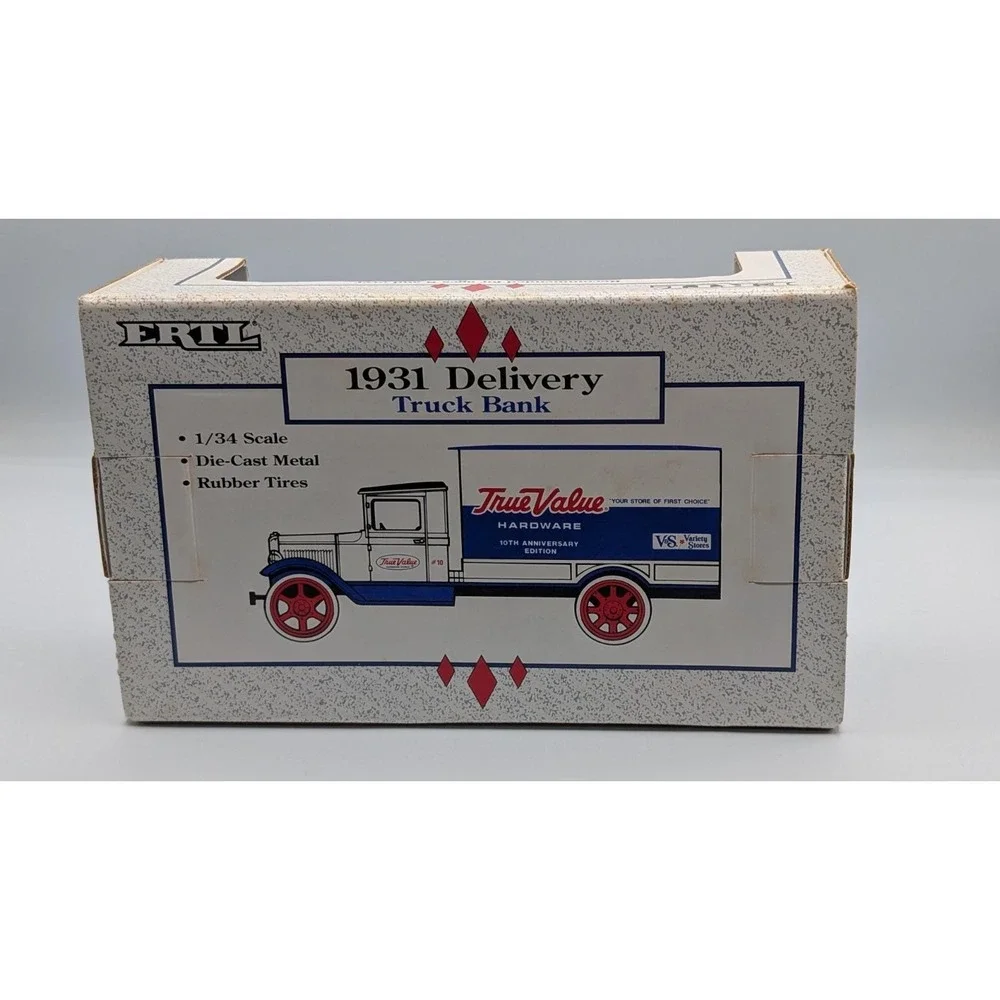 Ertl True Value 1931 Deliver Truck Bank Die Cast Metal USA Made 1991 #9501